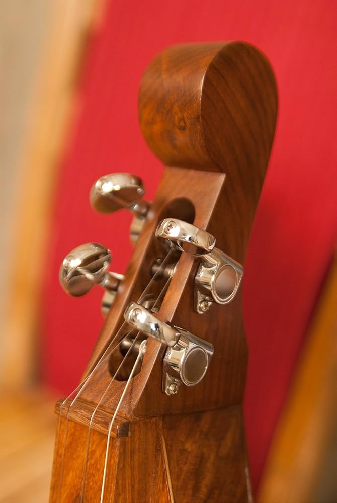 ダルシマー 4弦 木製 ブラウン ケース付き Amazon.co.jp: Mountain Dulcimer KIT All WOOD Build-it