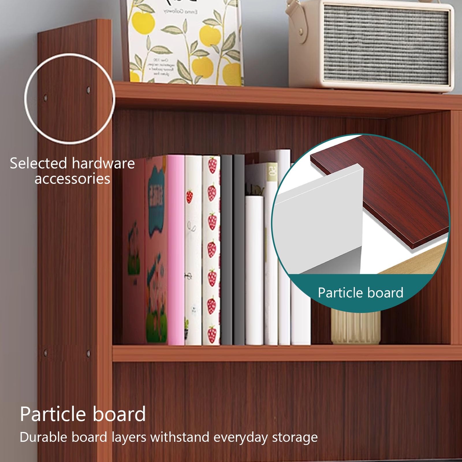 Generico Scrivania per dormitorio, Organizer per scrivania per Insegnanti con Scomparti, Soluzione di archiviazione per Tavolo per Computer per Ufficio e casa, Accessori da scrivania Eleganti e funzi