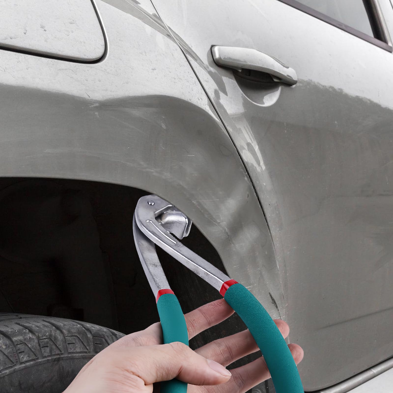BYZESTY Strumento per riparare ammaccature pinza per bordi parafango, strumento di riparazione bordi ammaccature auto, pinze universali carrozzeria, strumenti di riparazione bordi lamiera parafango