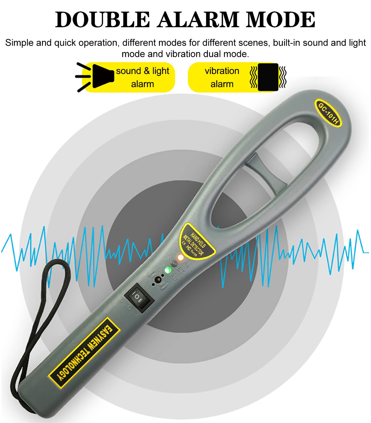 Metaaldetector, professionele metaaldetector, gouddetector, draagbare metalen pinpointer zeer