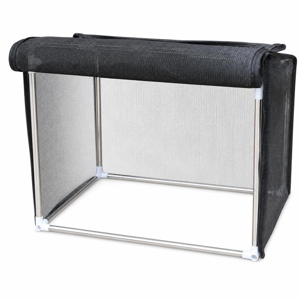 Mini Serra Giardino Protezione Piante , Lungo 150 largo 40 - alto 40 | Telaio acciaio inossidabile - riparo sole - pioggia - cerniera - per giardinaggio - per piante giovani - per orto domestico