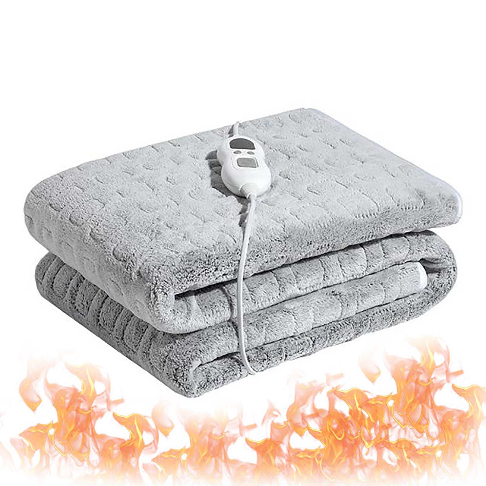 SWOVEL Plush Heating Blanket 152x127cm, Flannel Quick Heating Blanket With  Automatic Switch-Off - Machine Washable Soft Flannel Heating Blanket For  Bedroom Office Couch : Amazon.co.uk: Health u0026 Personal Care