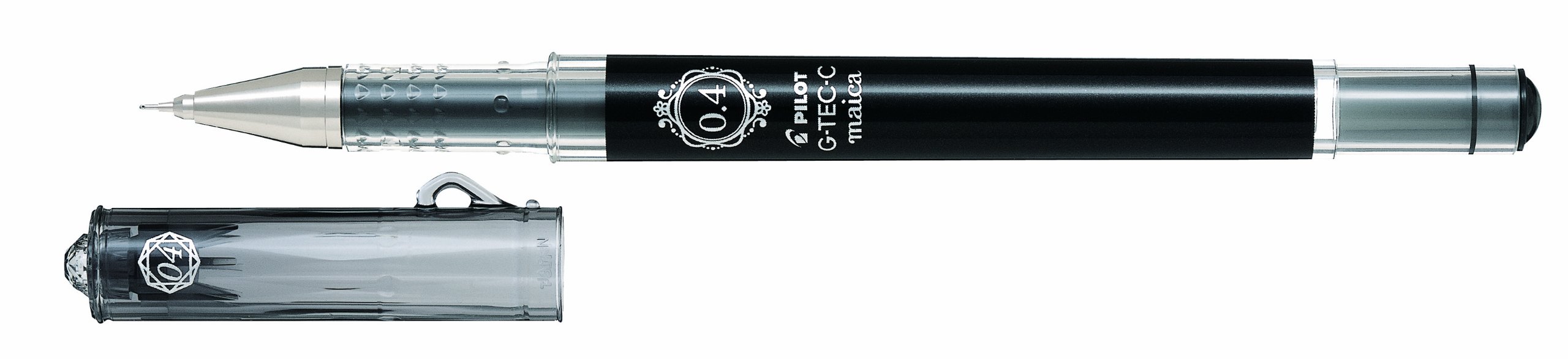 Pilot Maica Gel Microtip Rollerball 0.4 mm (Box of 12) - Black