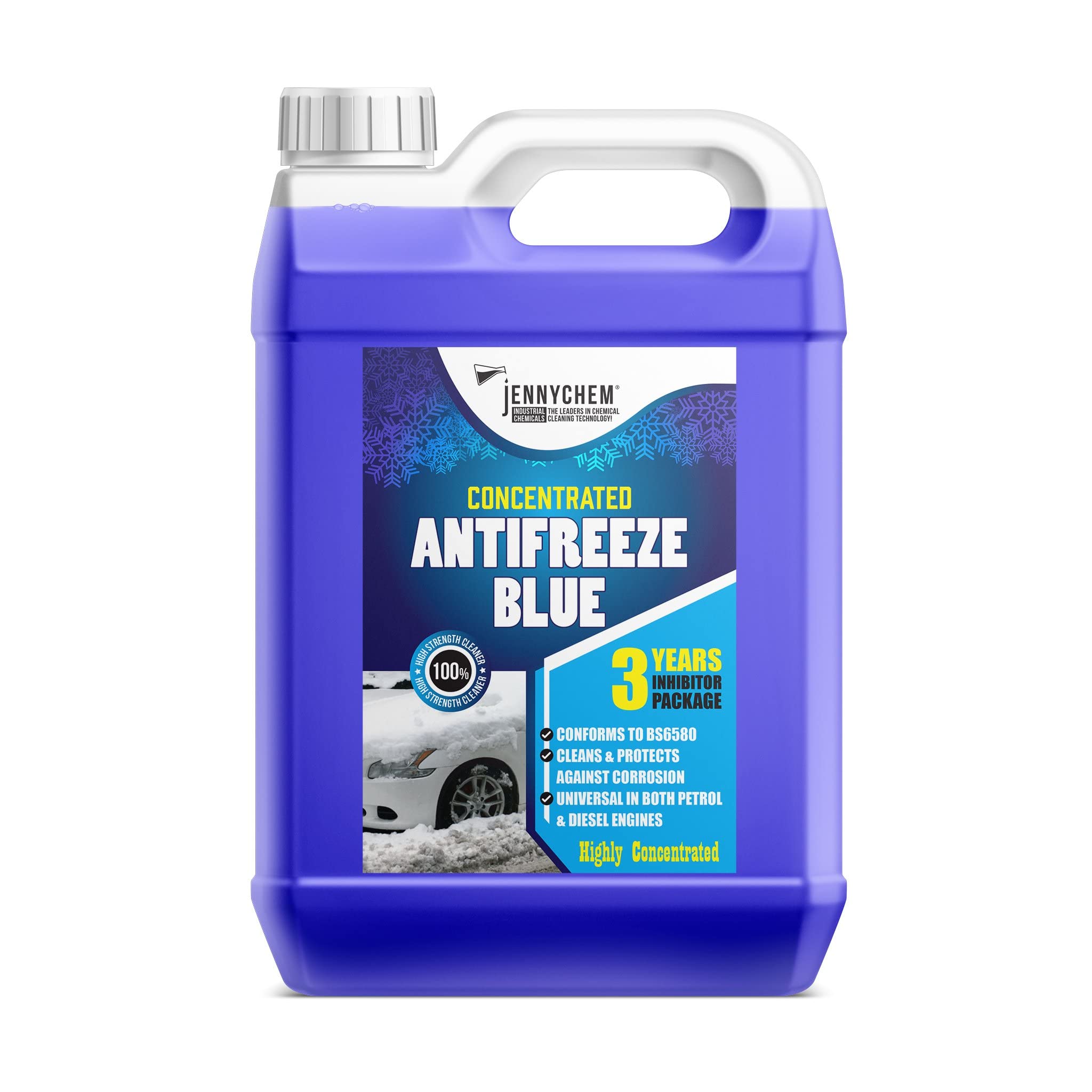 Buy Blue Antifreeze Coolant Concentrate (5 L) Engine Coolant for Car