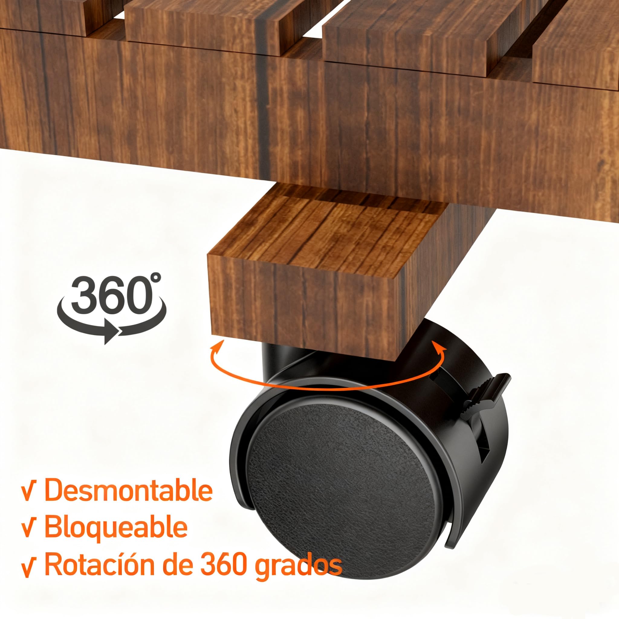 Yaheetech Soporte para Plantas Interiores y Exteriores Estantería Plantas Madera con Ruedas Desmontables Soporte para Macetas de 4 Niveles para Terreza Jardín Balcón