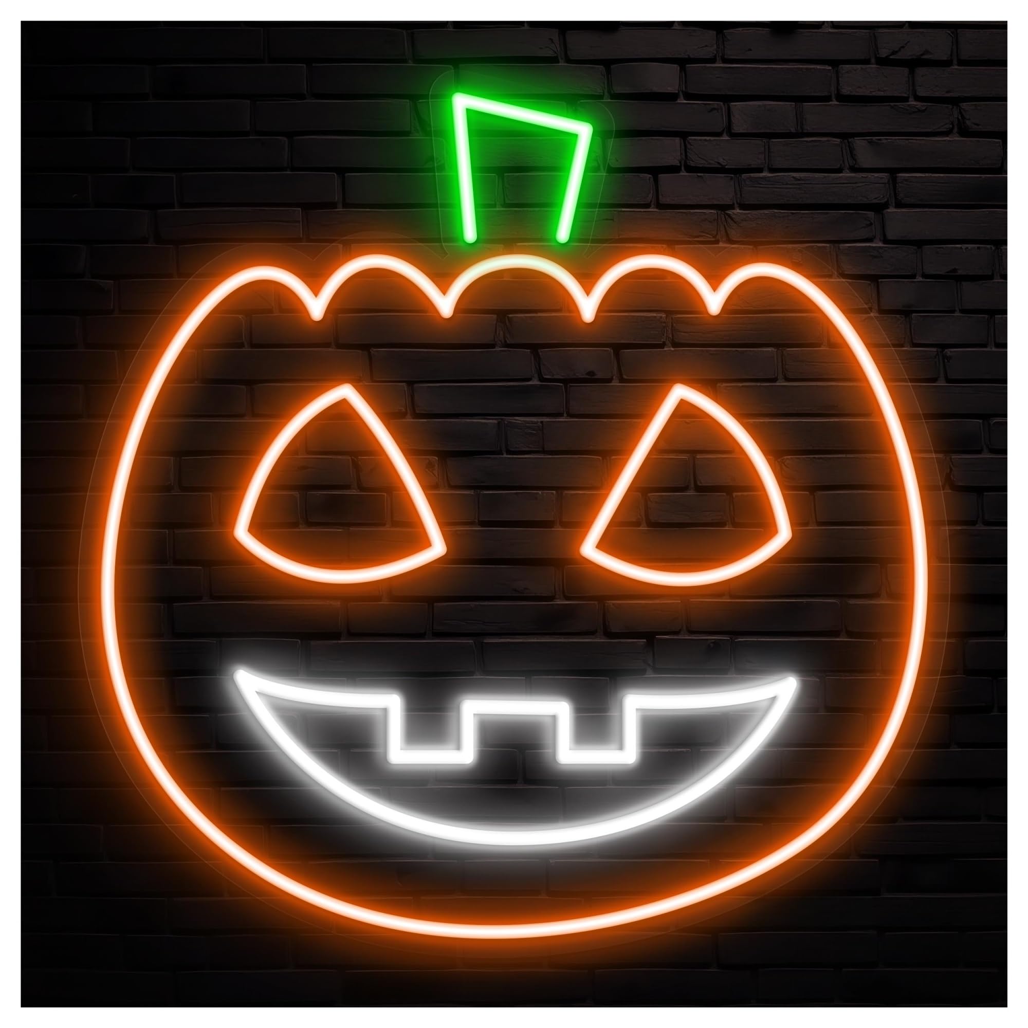 RONGCH Hanging Art Signs Pumpkin Neon Sign, Suitable for Game Room Decor with Brightness Adjustable 40cm
