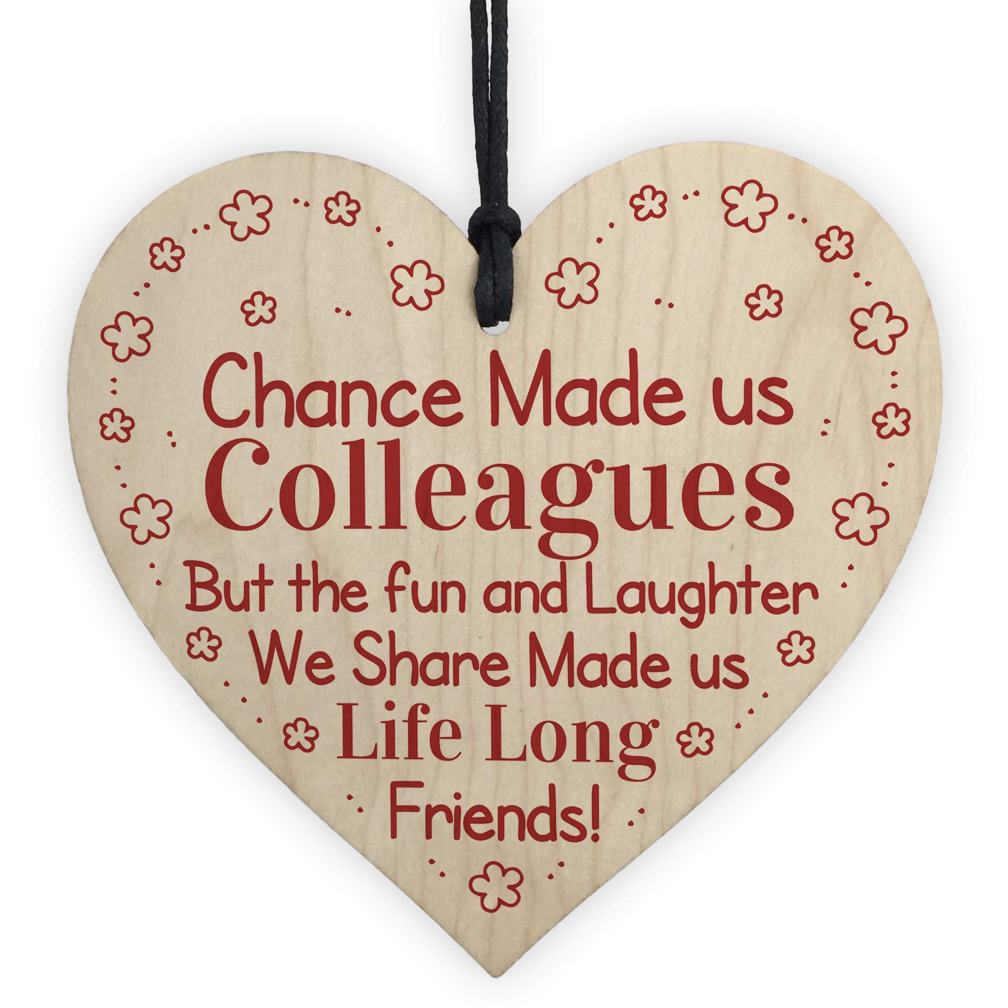 Chance Made Us Colleagues Heart Birthday Christmas For Colleague Thank You