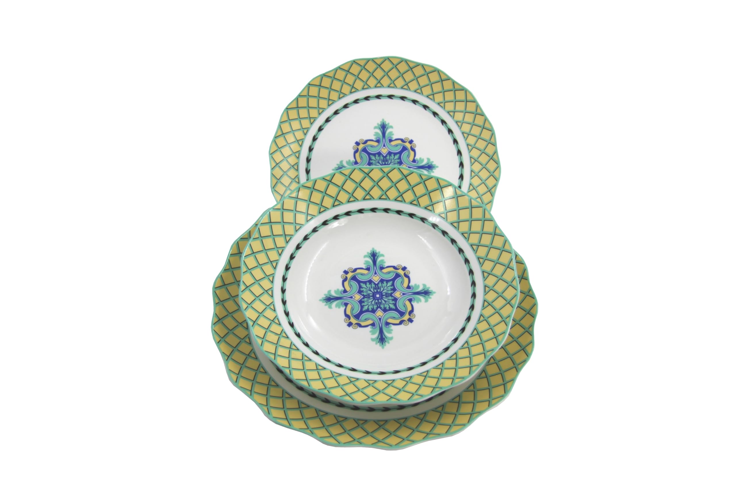 Royal Family 18-częściowy zestaw naczyń Porcelain