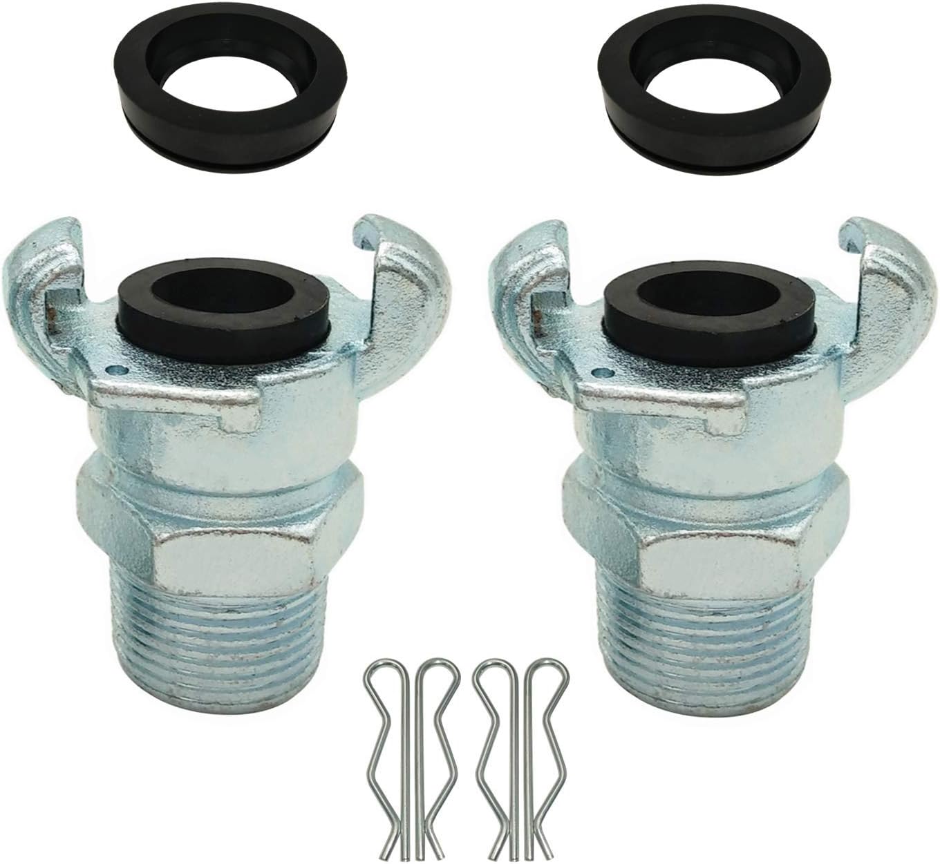 - NPT Iron Air Hose Fitting，Universal Coupling，Chicago Fitting (1", NPT Male)
