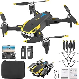 Hiwoor Drone with 4K HD Camera for Beginners and Kids, Foldable RC Quadcopter Drone with Gesture Selfie, Altitude Hold, On...