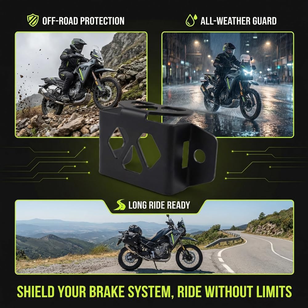 450MT 2025 Motorcycle Crash Protector For IBEX450 450 MT 450-MT 2024 450MT Rear Brake Master Cylinder Fluid Reservoir Cover Oil Cup Guard