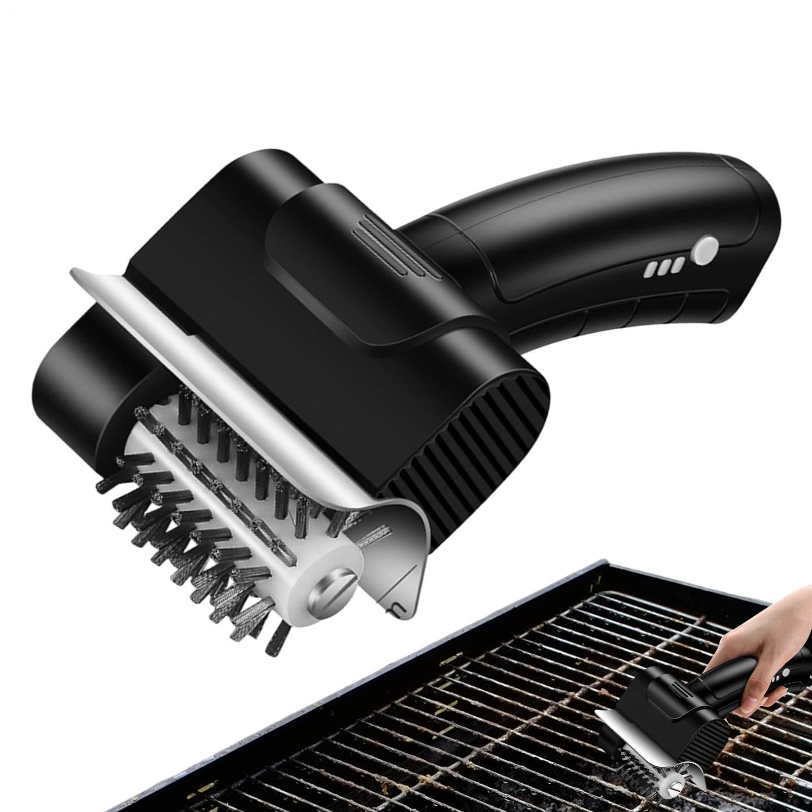 Spazzola elettrica per barbecue senza fili per la pulizia del barbecue