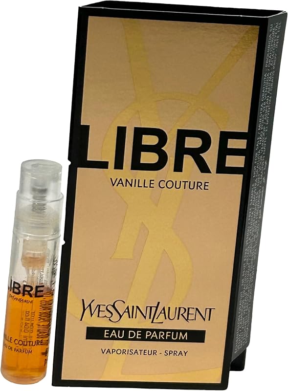 Yves Saint Laurent YSL LIBRE VANILLE COUTURE (EDICIÓN LIMITADA/RARO) Muestra de perfume en aerosol para mujer Tamaño de prueba Viales parcialmente llenos 1,2 ml / 0,04 oz (1 VIAL) - 4999