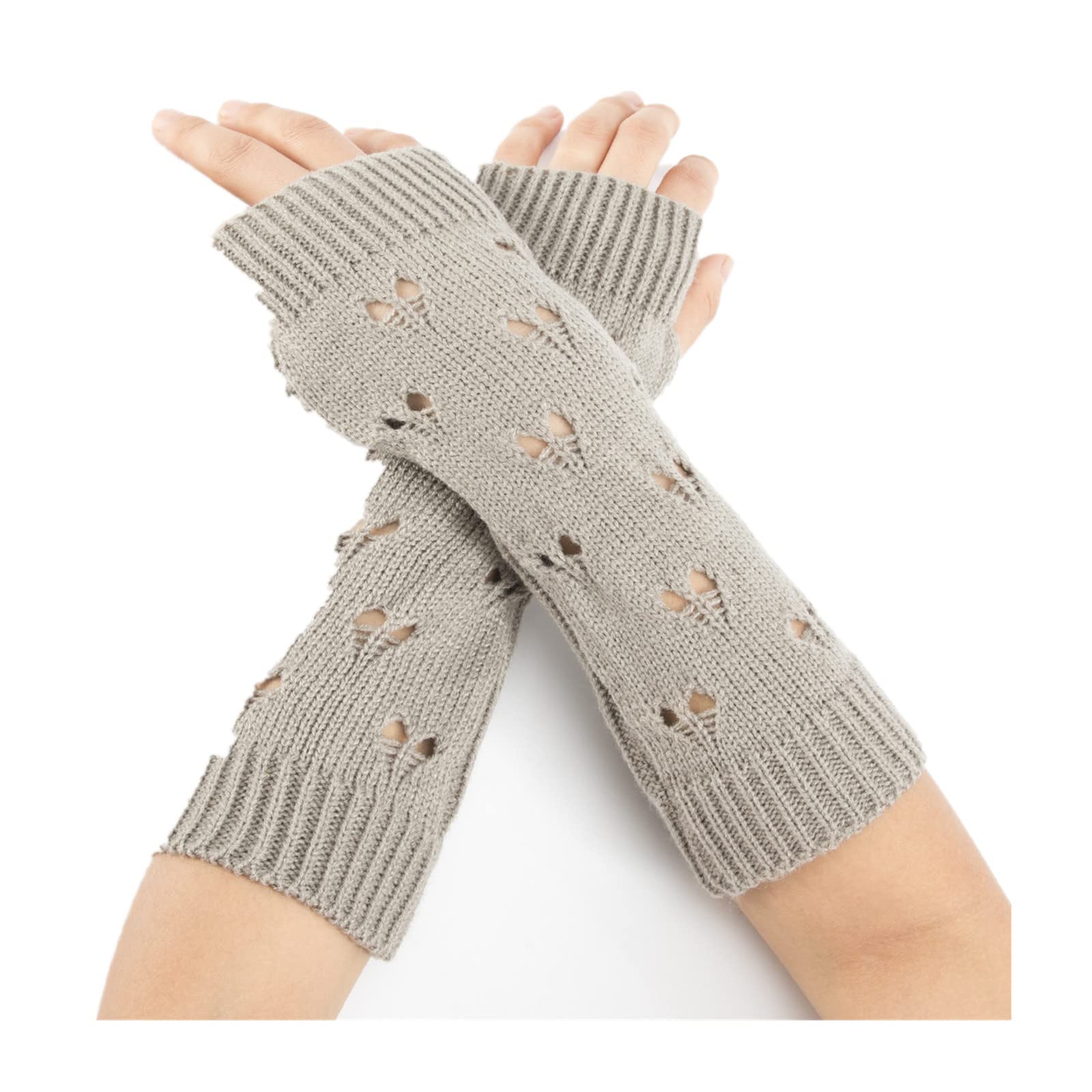 Grunge Gloves Fairy Grunge Accessories Ripped Glove Crochet Glove Clothes y2k Fairy Grunge Aesthetic Arm Warmers