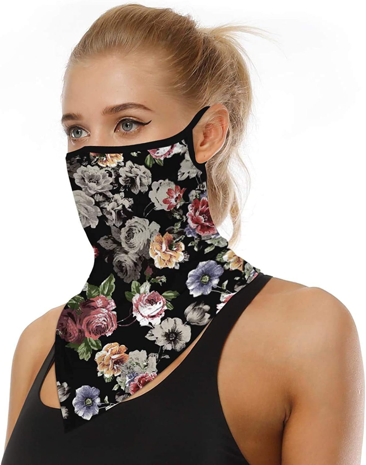 ArkimUnisex Bandana Face Mask Scarf Face Rave Balaclava Neck Gaiters Dust Cloth Washable Wind Motorcycle Mask Women Men