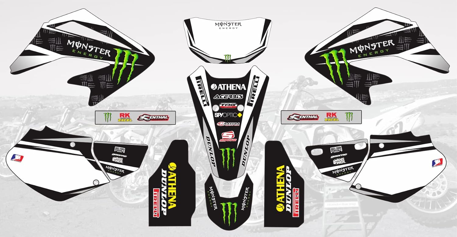 5361 Motocross Dirt Bike Decals Graphics kit for Honda Xr 250 2003 2004 2005