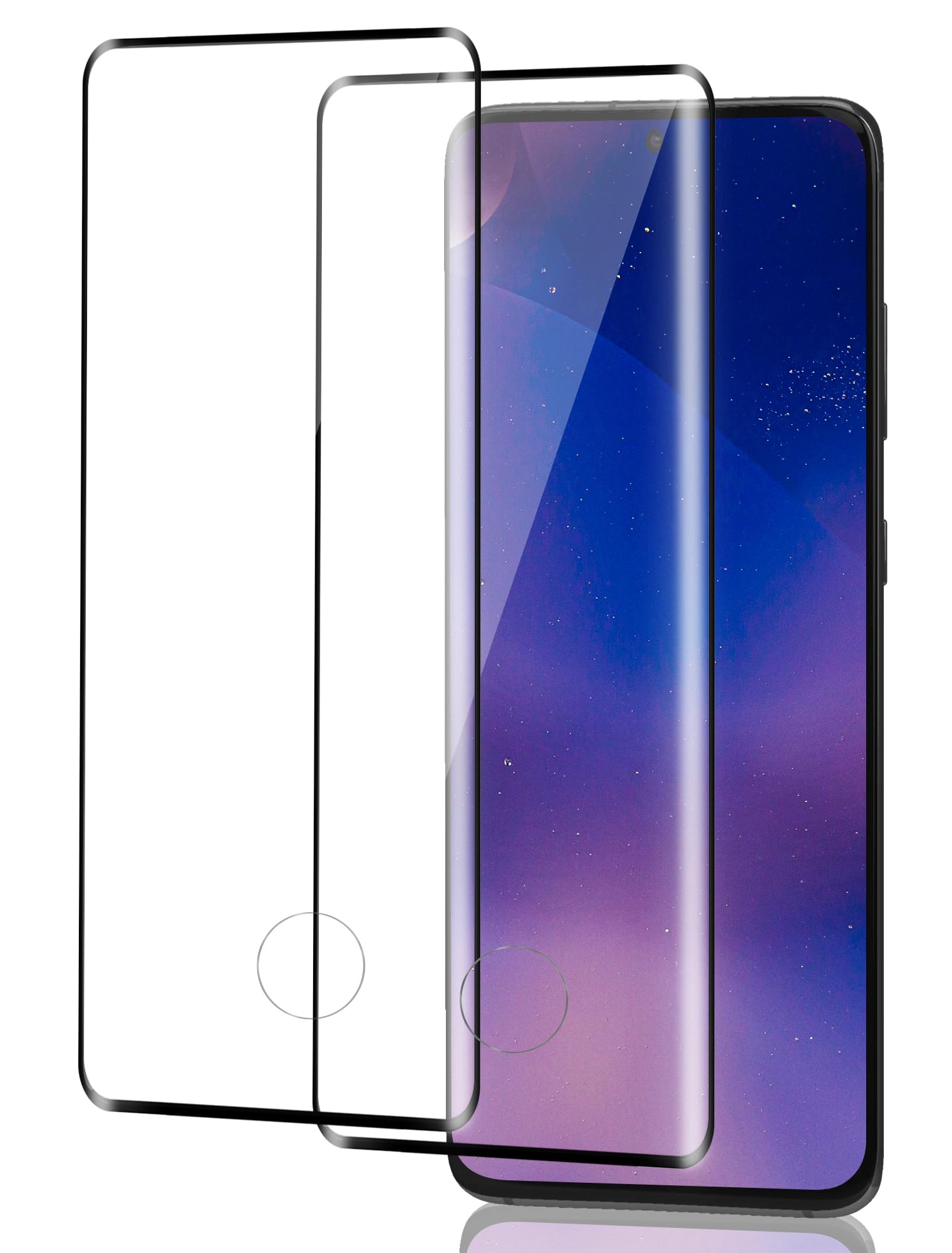 ICESPRING für Panzerglas für Samsung Galaxy S20 Plus Schutzfolie, 2 Stück Fingerabdruck-ID Panzerfolie für Samsung S20+ Folie, 9H Härte Schutzglas für Galaxy S20 Plus Panzer Schutz Glas