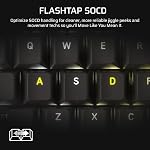 CORSAIR VANGUARD 96 Wired Mechanical RGB Gaming Keyboard – QWERTY US, 96% Layout, MLX Quantum Linear Switches, 8000Hz Hyper-Polling, Virtual Stream Deck, SOCD Flashtap – Black
