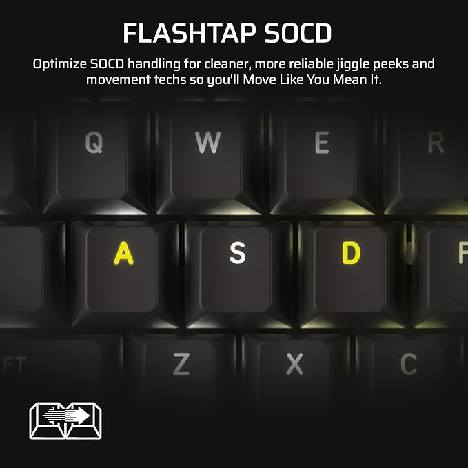 Teclado Gamer Mecánico Corsair Vanguard 96 Con Cable Layout miniatura 7