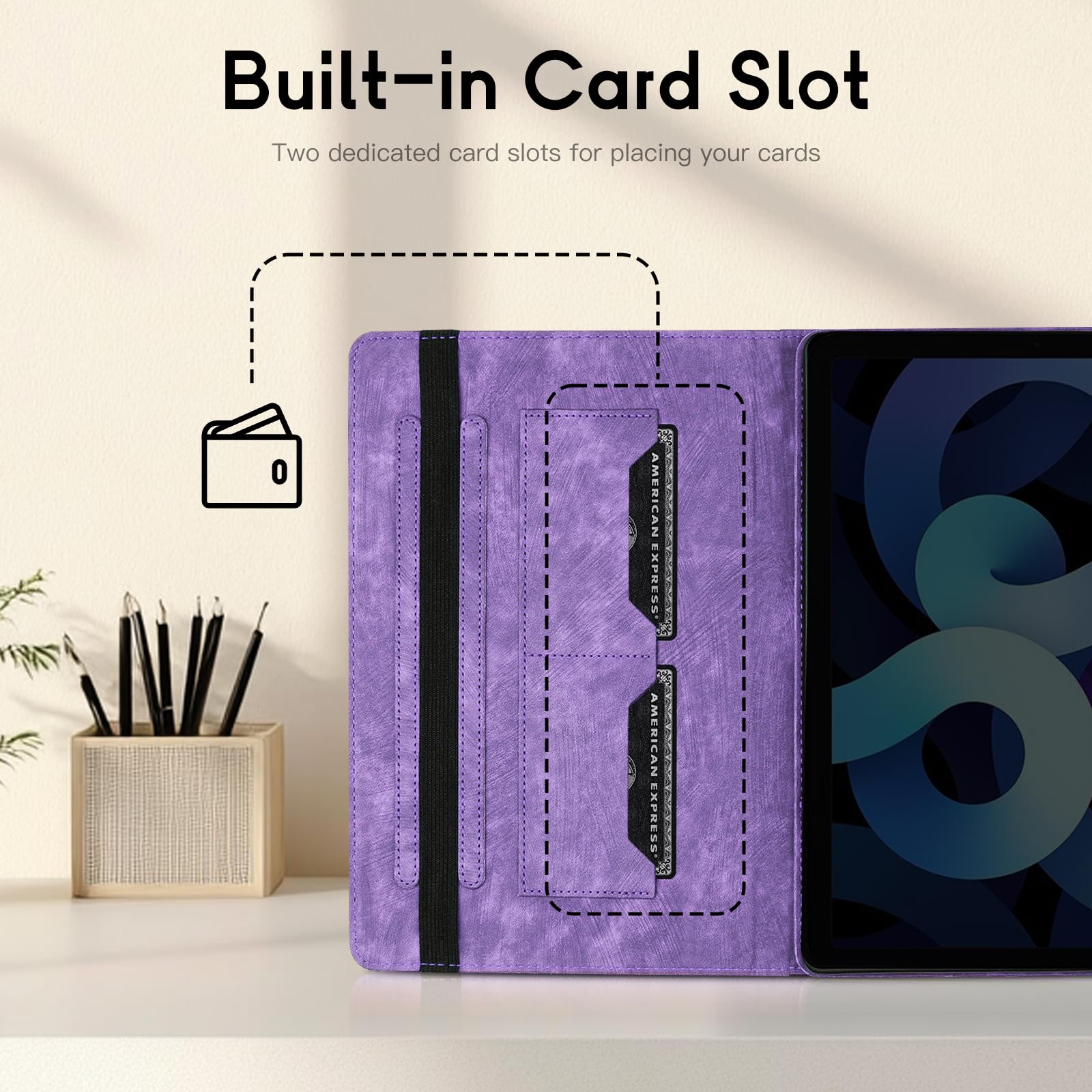 Custodia Per HONOR Pad X8a 11 Pollici - Cover In Pelle Ultra Sottile Con Supporto - Protezione Anti-Graffio - Nero - Foto 10