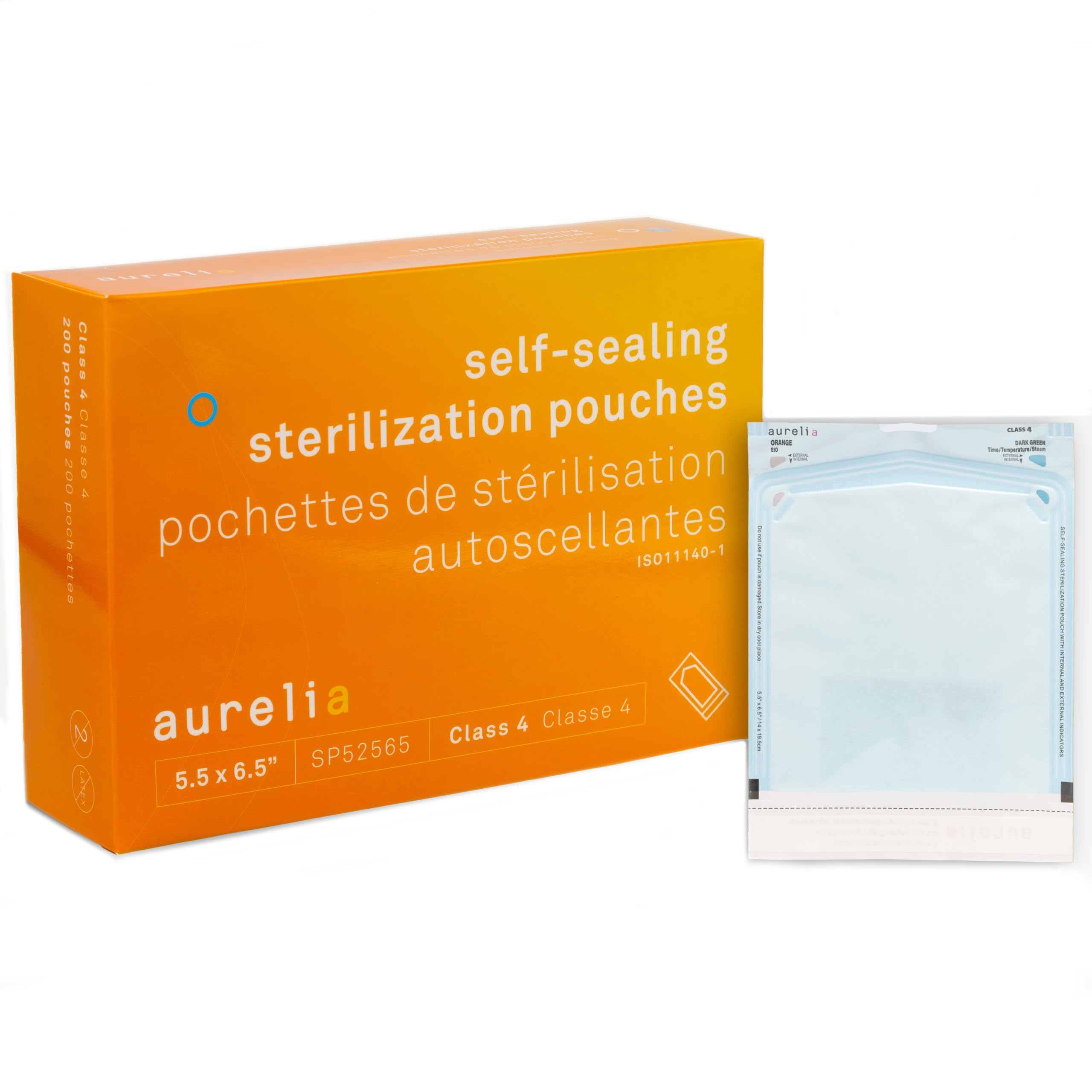 Aurelia - Self-Sealing Class 4 Sterilization Pouches - 200 Units