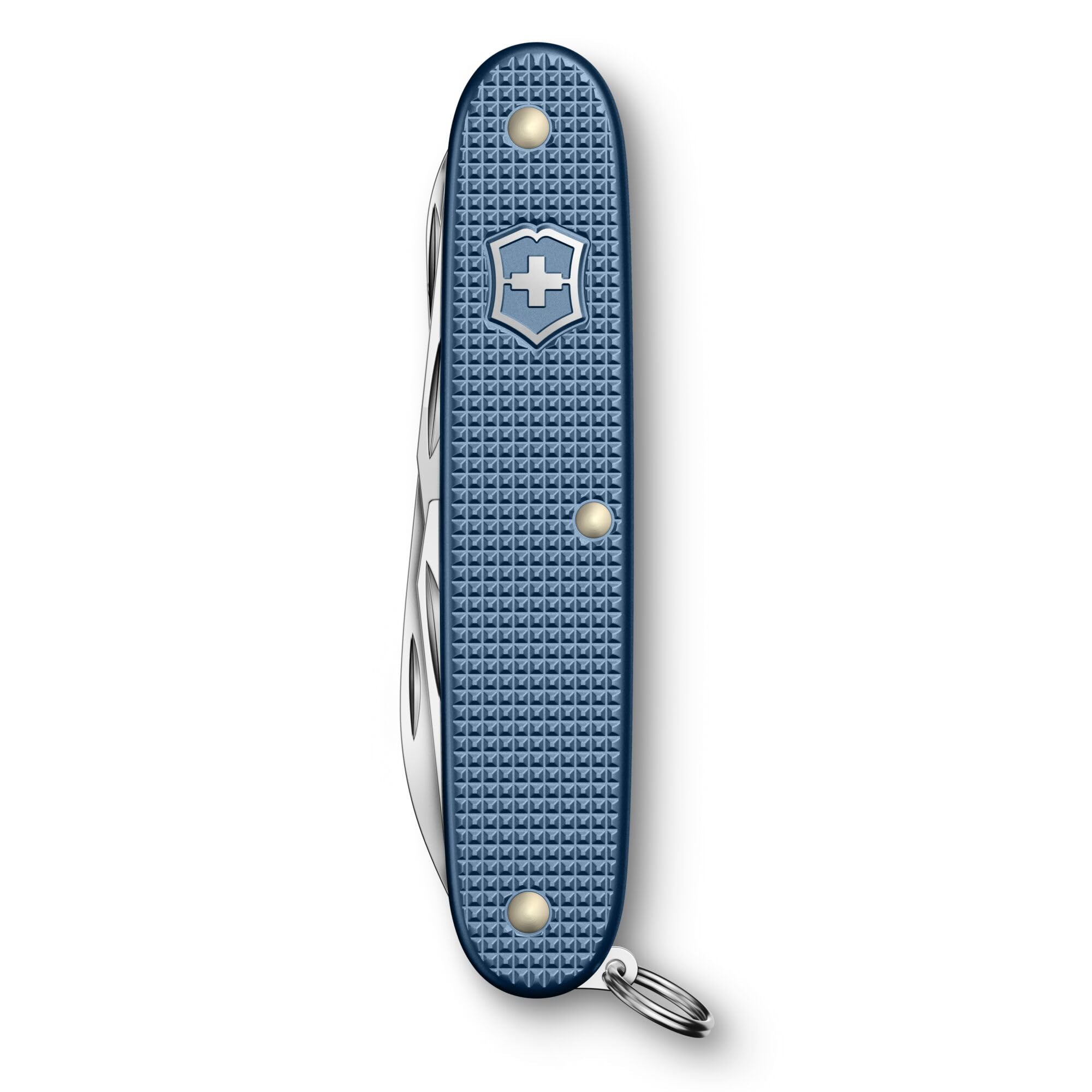 Victorinox Taschenmesser Pioneer X Alox Limited Edition 2026, 9 Funktionen, Mittel, Swiss Made, Multitool mit Schere, Inkl. Geschenkbox, Glacial Blue