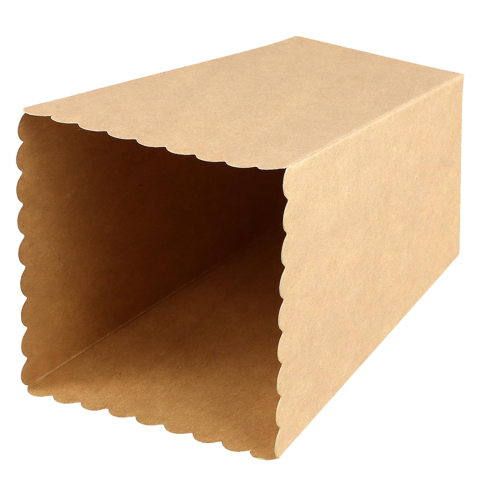 Lot de 100 boîtes à popcorn en papier kraft - 9x9x13.6 cm - Boîtes à pop-corn jaunes pour cinéma maison, fêtes, anniversaires - DIY décoratif