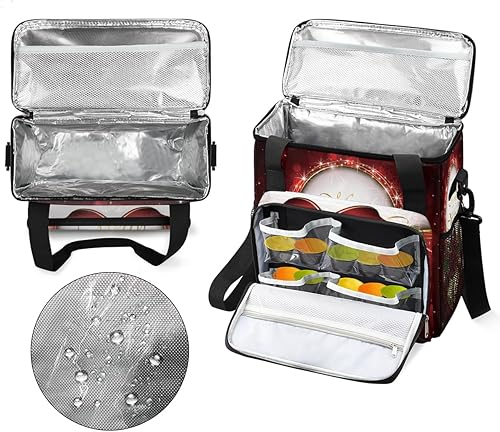 Miniatura 3 de Bolsa de café de campanas de Navidad, bolsa de almacenamiento de viaje compatible con Keurig K-Mini o K-Mini Plus de una sola porción para cápsulas