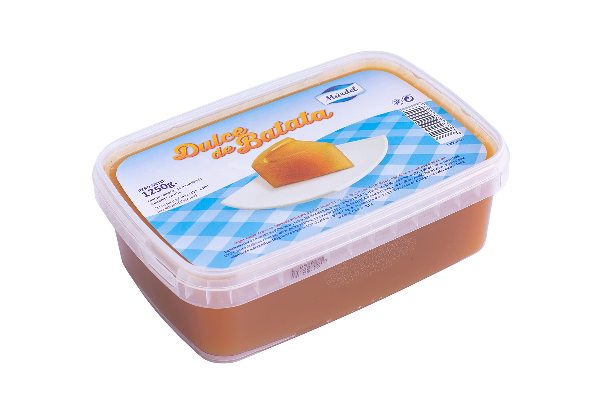 Mardel Dulce De Batata, 1250g — view 2