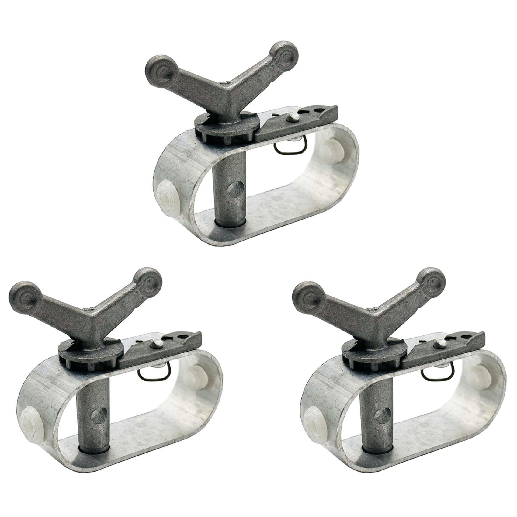 Jnchdghwa Silver 3X Aluminum Mini Winch Tightener,Hand Twisted Wire Tensioner,Wire Tensioner Farm