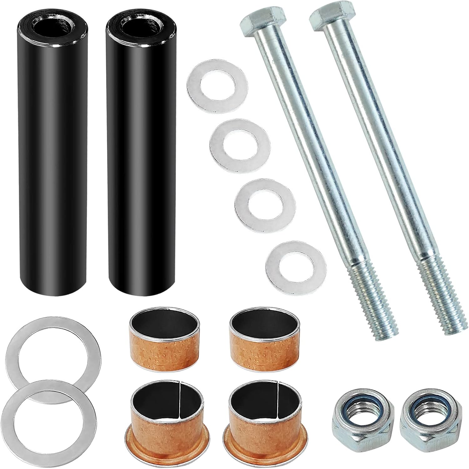 LEAPGOMAX Golf Cart Spindle Bushings Kit fit EZGO TXT/PDS 2001UP Gas & Electric