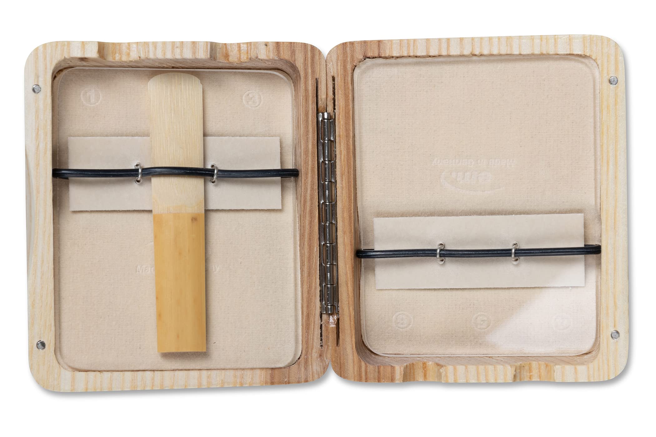 GEWA 751003 Astucci per ance Clarinetto 6 Ance, Laccato, Naturale