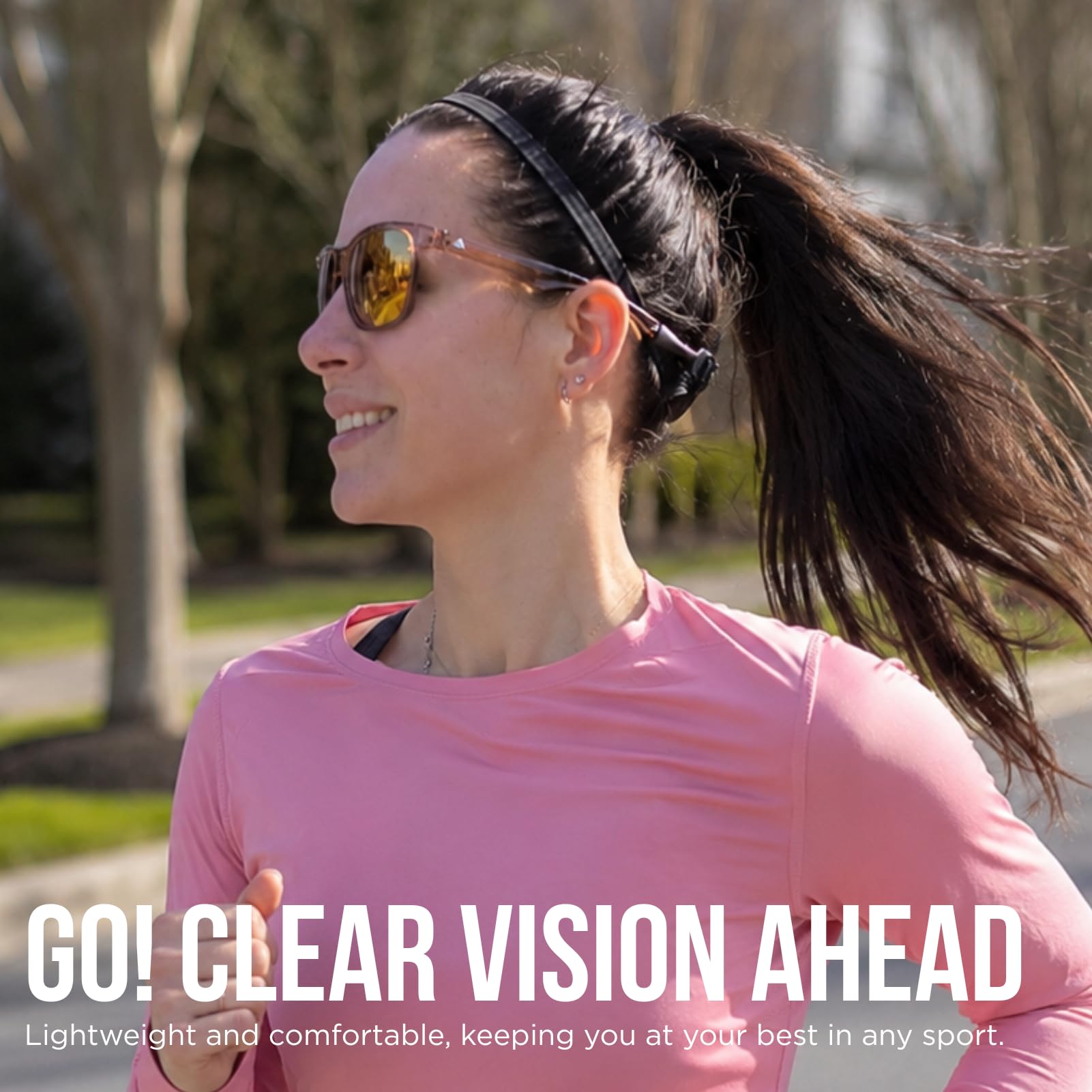 AEROX Big Fit Occhiali da sole polarizzati per corsa, ciclismo, golf, guida, occhiali sportivi, protezione UV per uomini e donne