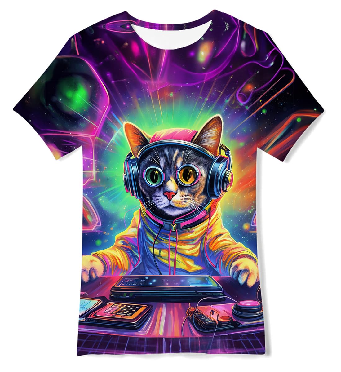 Belovecol Boys Girls 3D T-Shirt Cool Crewneck Short Sleeve Graphic T Shirt Summer Tee Shirts for Kids Teens 6-13 Years — view 8