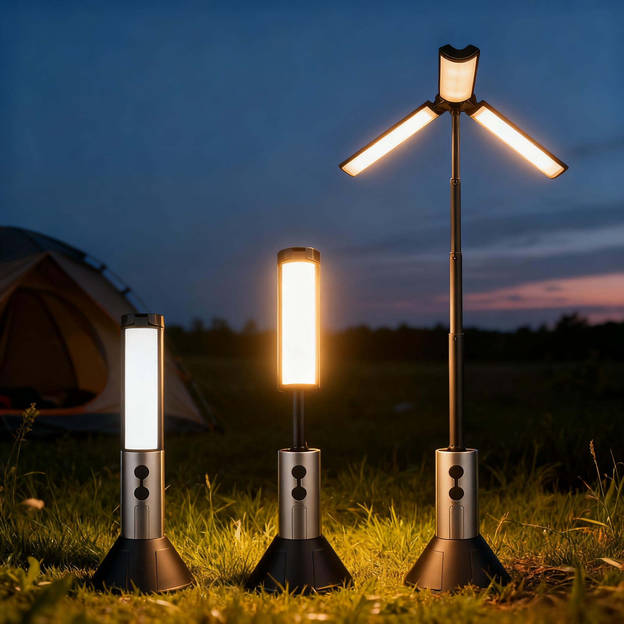 CLEAYODO 伸縮LEDランタン