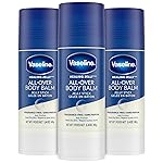 Vaseline All-Over Body Balm Stick 3-Pack - Non-Greasy Fragrance-Free Moisturizer, Travel-Size Lotion, 1.4 Oz Ea