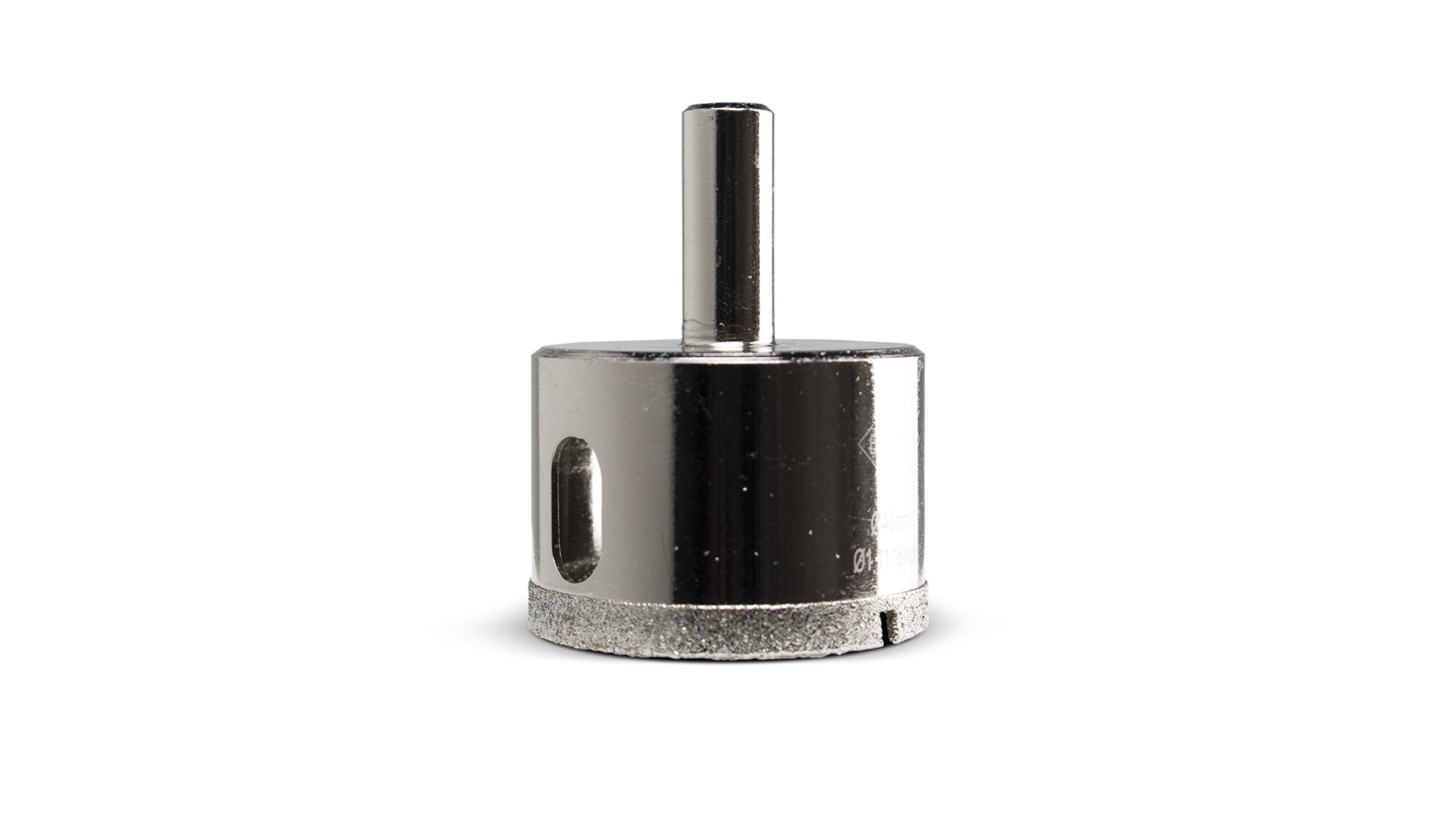 Couronne de forage Easy Gres 43 mm en grès cérame avec perceuse