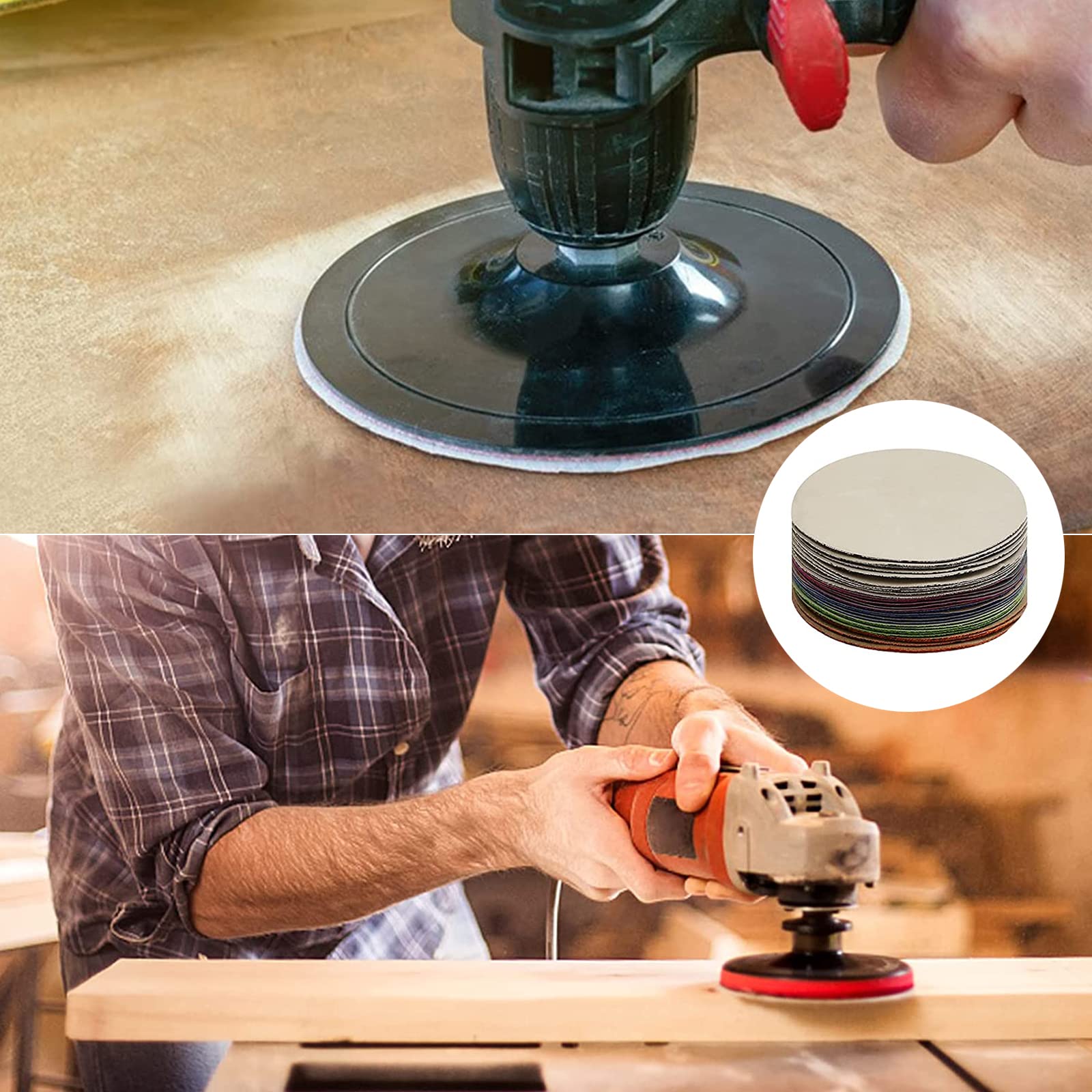 35 Discos De Lija 125 Mm Para Lijadora Orbital - Granos 2000 A 10000, Autoadhesivos, Para Pulir Coche Y Madera