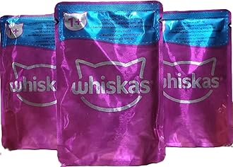 Whiskas Purrfectly Cat Food Tuna in Jelly, Pack of 24x85g, Cat Food Wet, for Adult Cats 1+ Years, Whiskas Wet Food 100% Complete and Balanced Nutrition