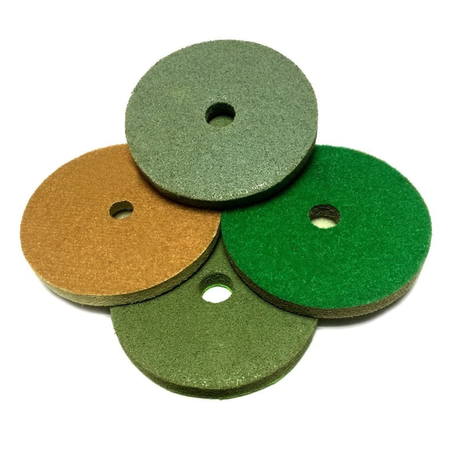 Almohadillas pulidoras de diamante, 7 piezas de almohadillas de pulido de esponja de 5 pulgadas, disco de pulido de piso de esponja de diamante profesional de 125 MM for piedra de granito de mármol(30
