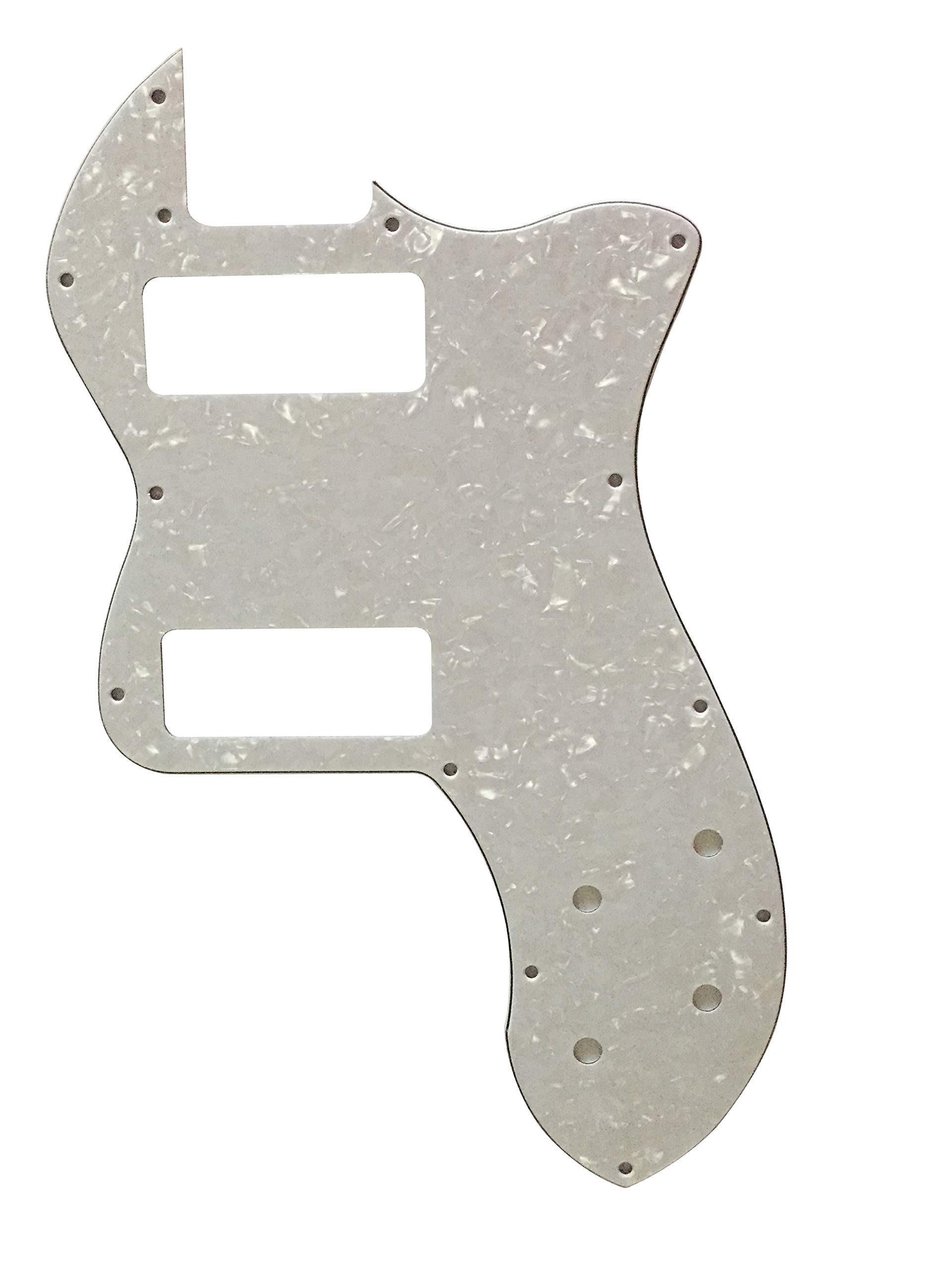 For Tele Classic Player Thinline P90 Guitar Pickguard (4 Ply White Pearl)
