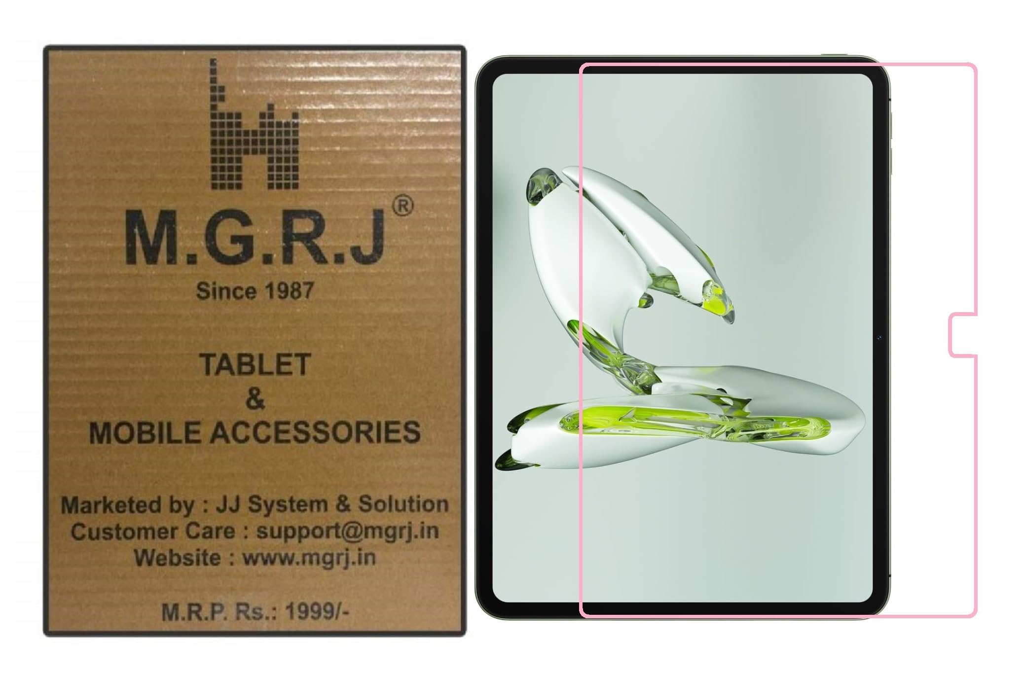 M.G.R.J® Tempered Glass Screen Protector for OnePlus Pad Go 11.35" inch (Pack of 1) (B0CP2J2R6W) Amazon Price History, Amazon Price Tracker
