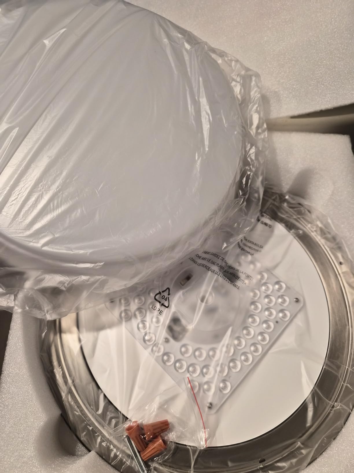 2-PACK LED Flush Mount Dimmable Ceiling Light 5CCT Adjusted Kitchen Modern Light