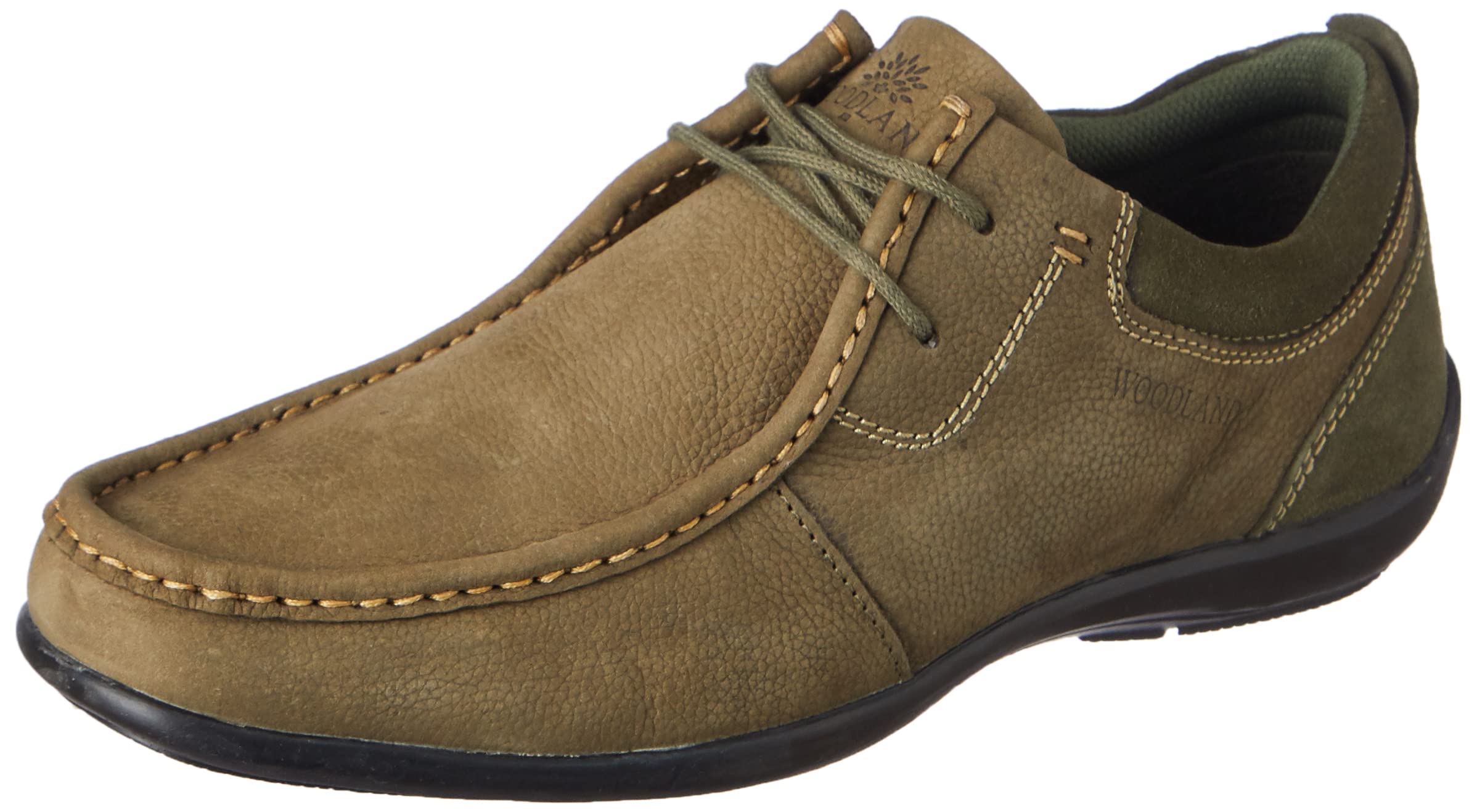 Woodland Mens Green Leather Casual Shoe-7 UK (41 EU) (GC 4024121) (B0BJXWFF2P) Amazon Price History, Amazon Price Tracker