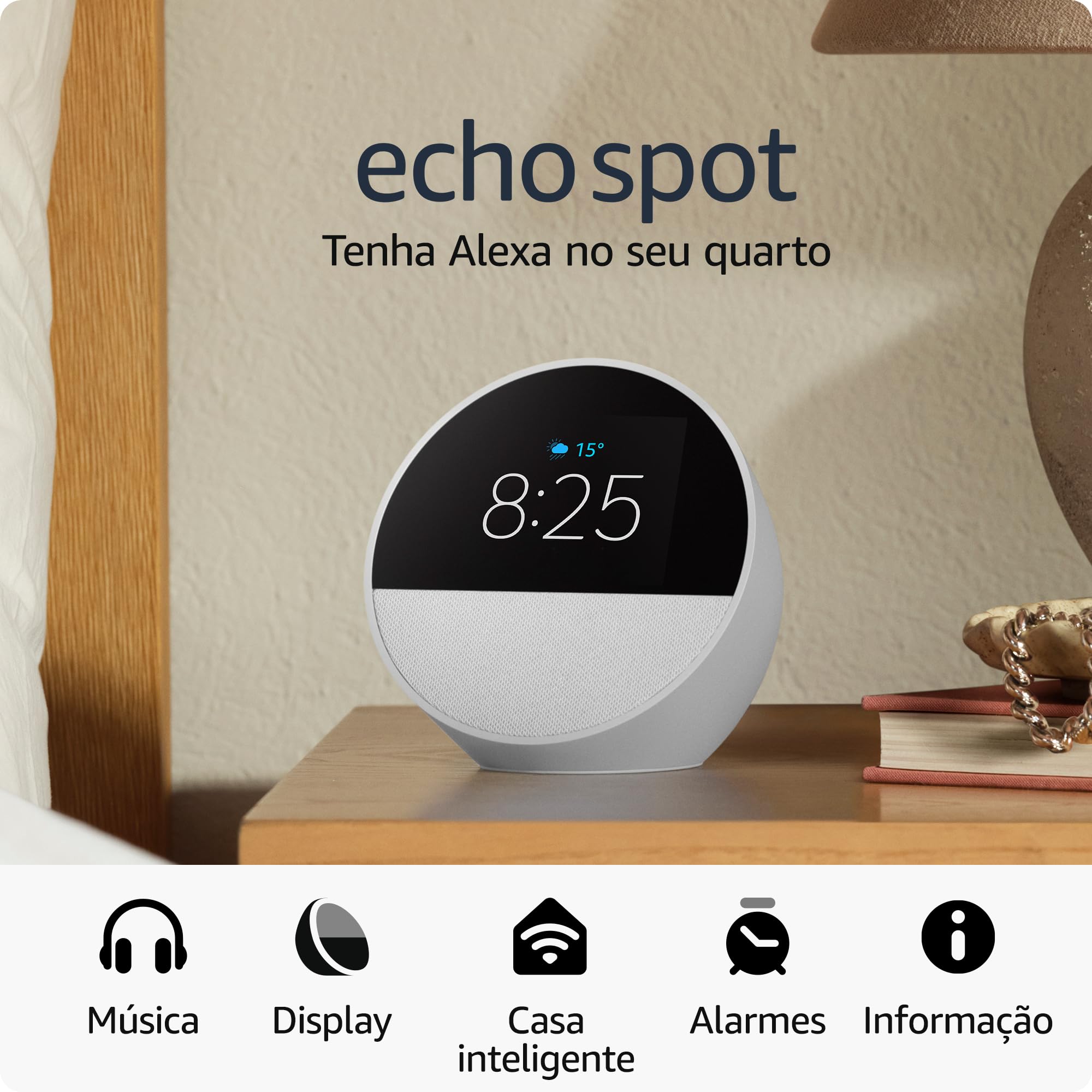 Echo Spot com Alexa