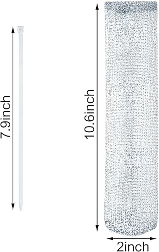Miniatura 2 de 24 trampas de pelusa para lavadora, trampas de pelusa de acero inoxidable para lavandería, malla para lavadora, filtro de manguera de lavadora,