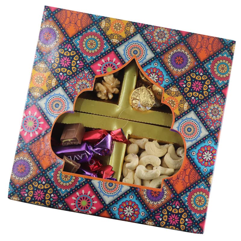 Leeve Dry Fruits Brand | Premium | Birthday gift Hampers | Fruit Nut Chocolate | 200 Gm | Walnut |Cashew Nut | Gold | Laveno | Chocolate's & Nuts Combo | Celebrations Gift Pack | Fancy Box-image-8