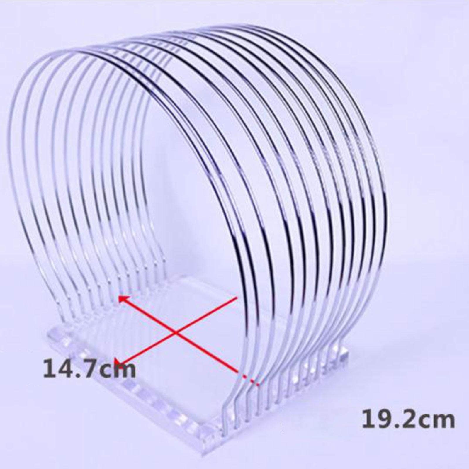 Perfeclan Appendiabiti per Cuffia da Nuoto, Espositore per Cappello, Strumento Acrilico di Stoccaggio, Accessori per Porta Cappellino da Baseball, Possono Visualizzare 12 Cuffie da Nuoto