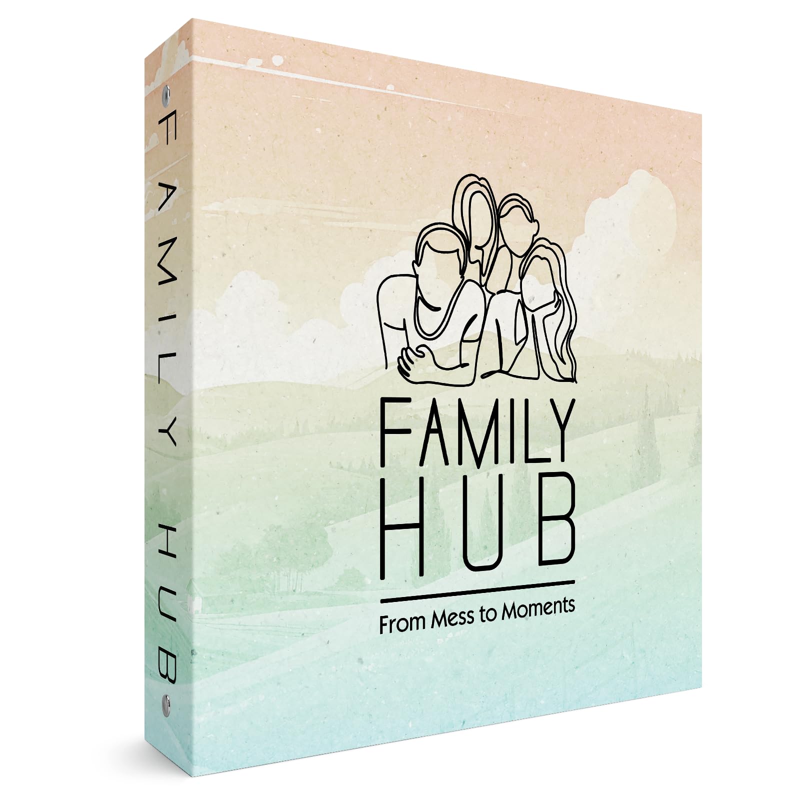 Family Organizer Binder 8.5x11, Household Planner, Organize Your Family & Home, Ideally Suited as a Life Organizer or as Mom Planner, Great Gift Idea