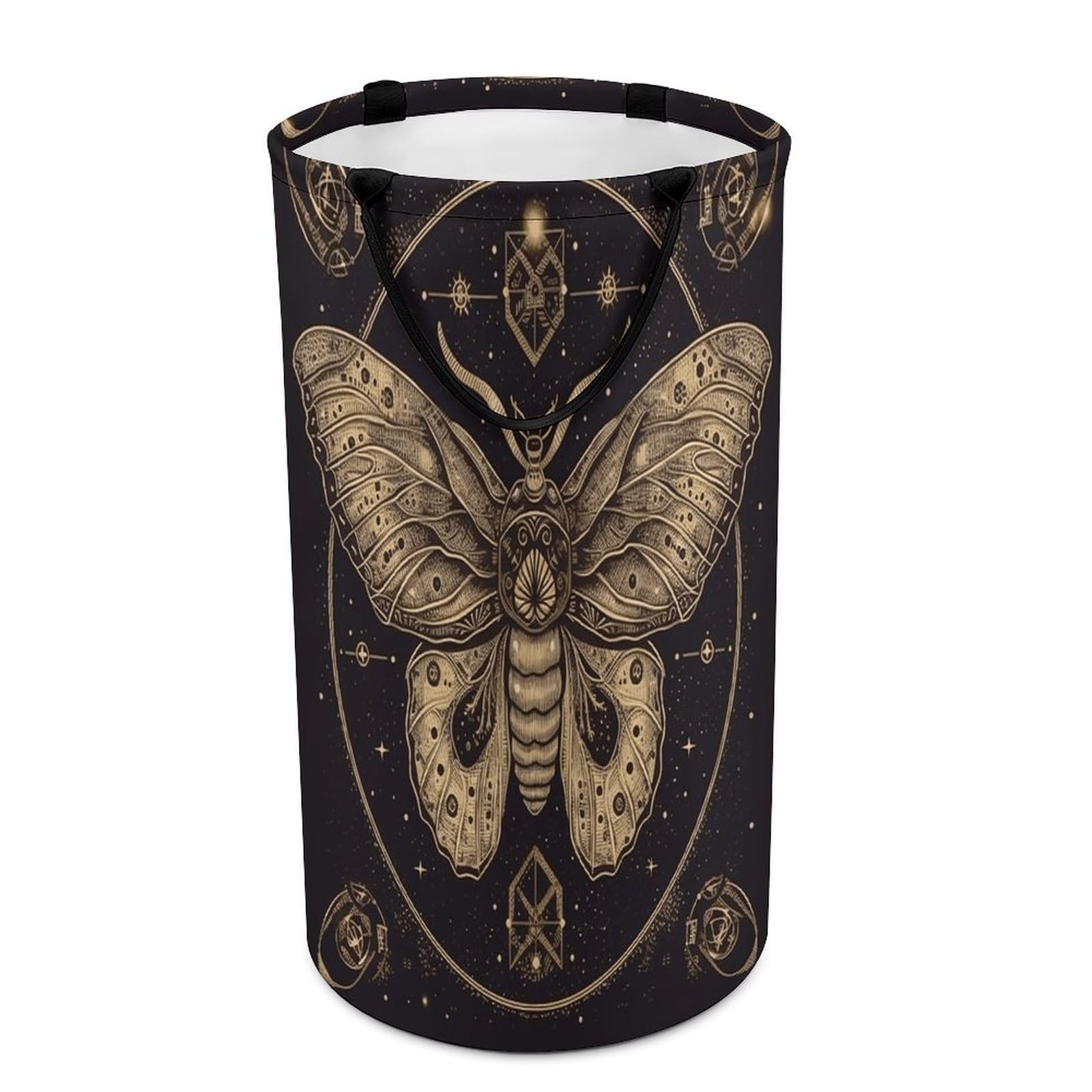 Moth Dirty Clothes Basket Large Capacity Laundry Basket Freestanding Laundrys Hampers Tall Collapsible Clothes Hamper for Blankets Toys
